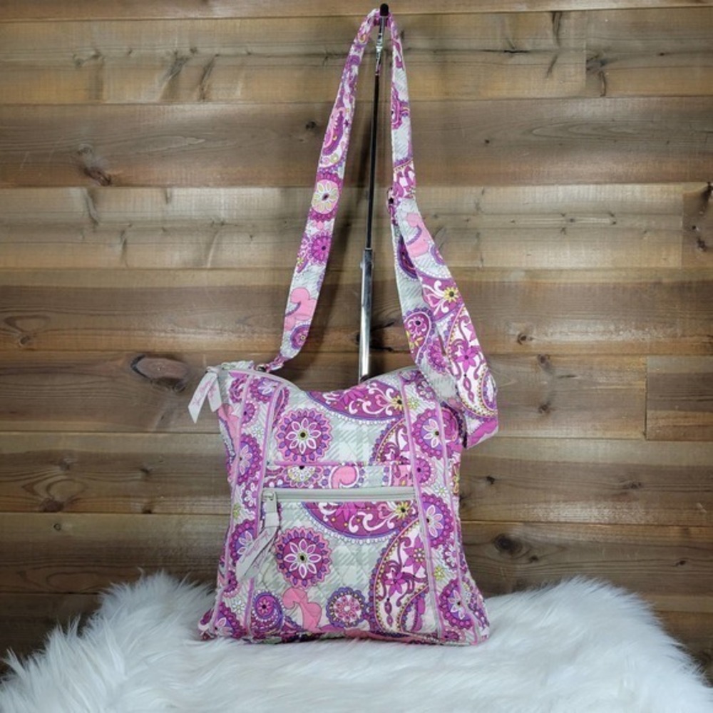 Vera Bradley Paisley Meets Plaid Hipster Crossbody